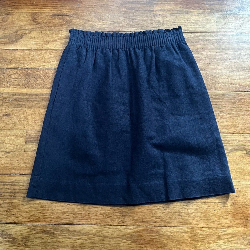 Navy J. Crew Skirt